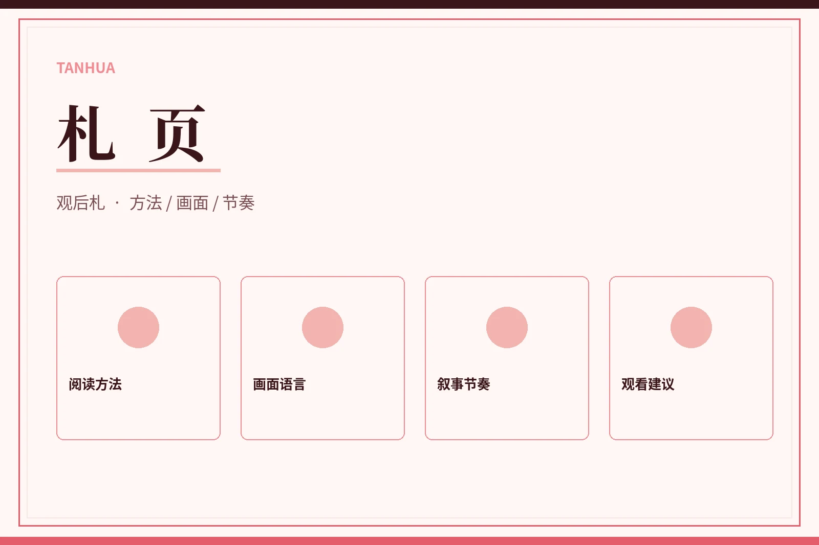 阅读与观看手记